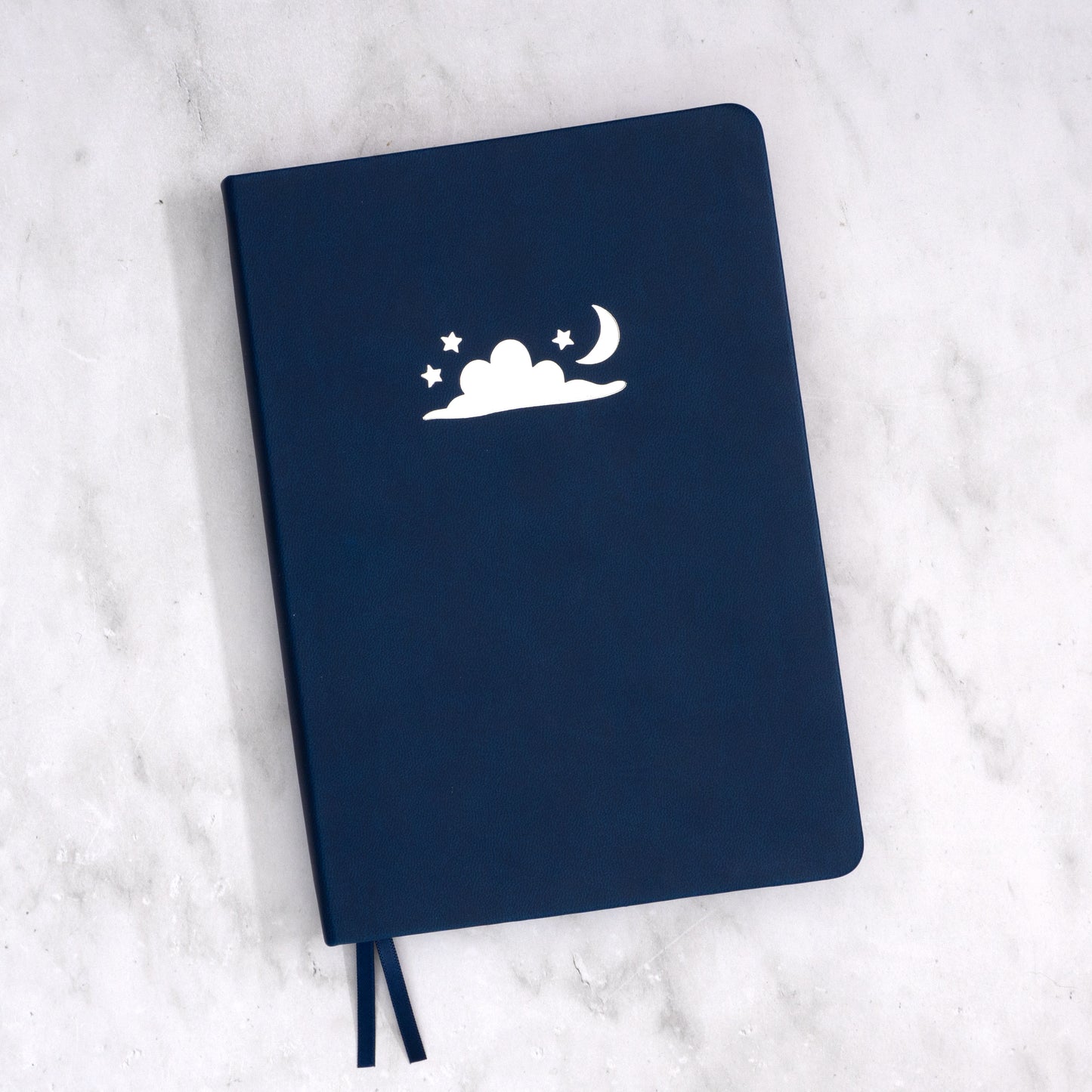 Silver Foil Celestial Dot Grid Journal