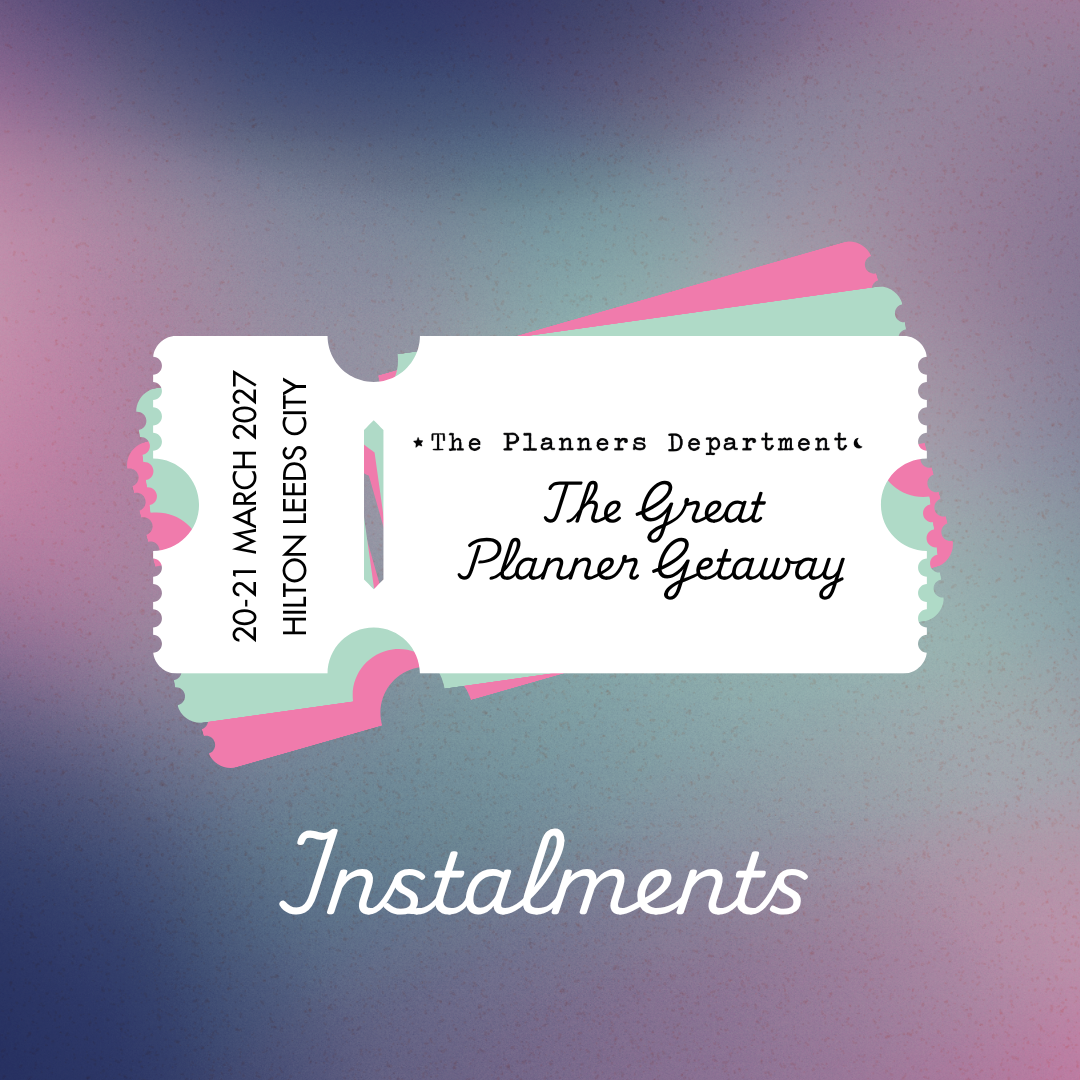 The Great Planner Getaway 2027 Ticket - Pay In Instalments