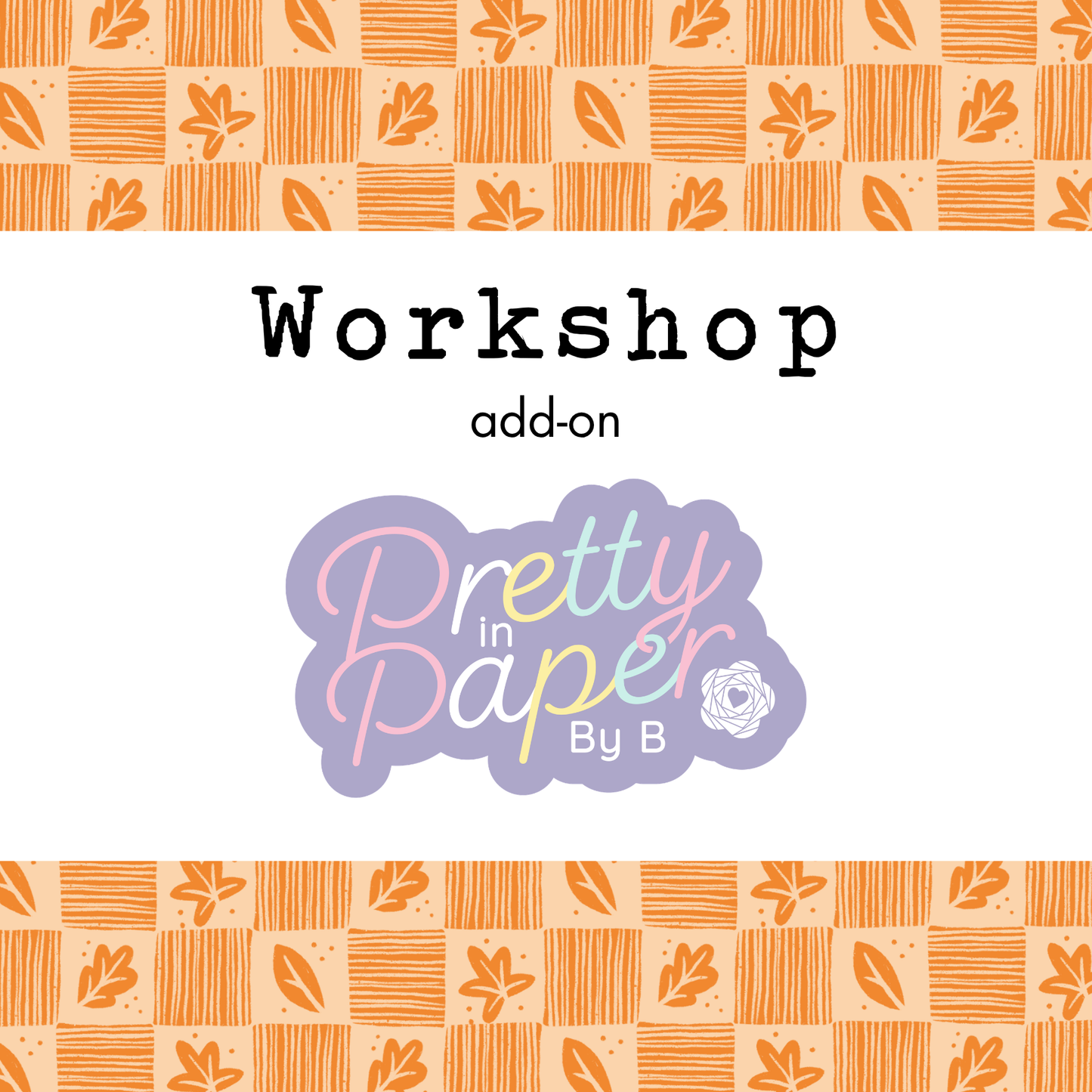 TPD Autumn Market Workshop Add-On