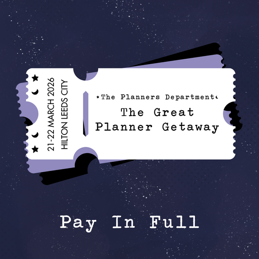 The Great Planner Getaway 2026 Ticket - Pay In Full