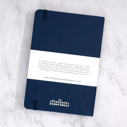 Silver Foil Celestial Dot Grid Journal