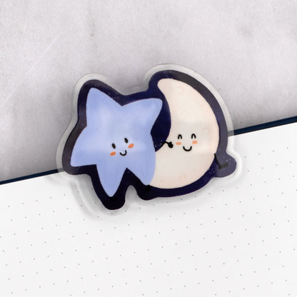 Luna & Nova Acrylic Clip